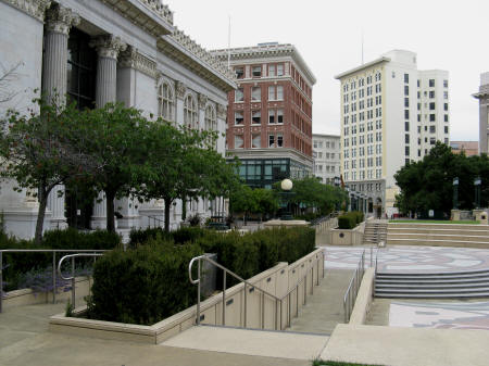 Frank Ogawa Plaza in Oakland California USA